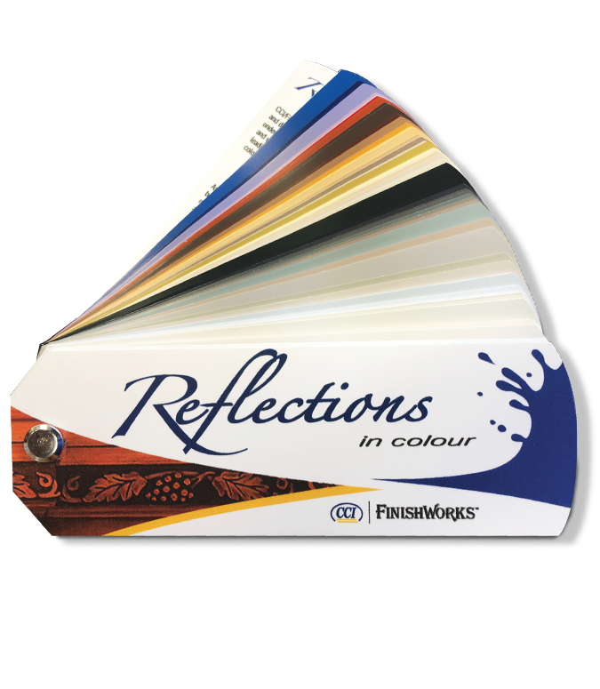 Reflections in color fan deck