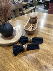 Rustic Hickory Wood Table
