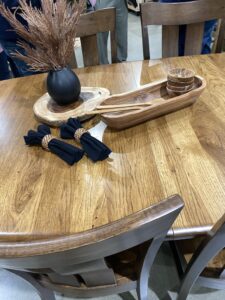Rustic Hickory Wood Table