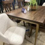 Live Edge Walnut Table Top With Metal Legs