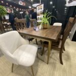 Solid Walnut Wood Table Top with Live Edge