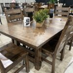 Saw Cut Wormy Maple Table 1