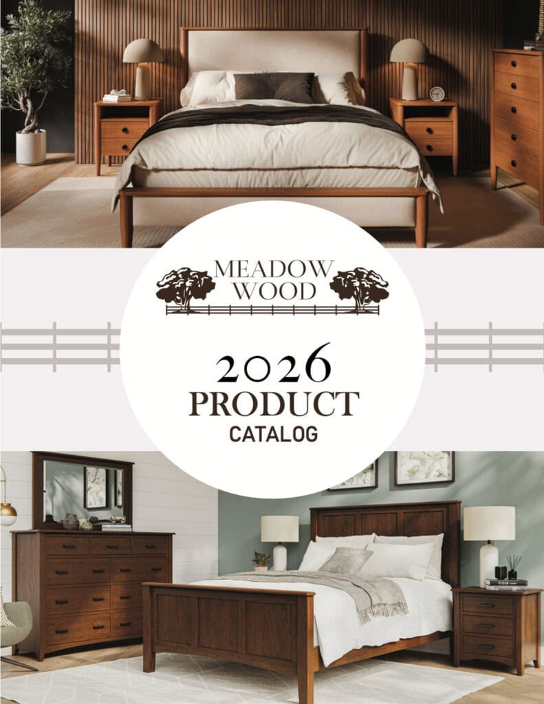 meadow wood amish bedroom furniture catalog 2026